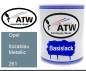 Preview: Opel, Ibizablau Metallic, 261: 1L Lackdose, von ATW Autoteile West.